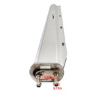 30" Stainless Steel Mud Flap Hanger for Semi Truck