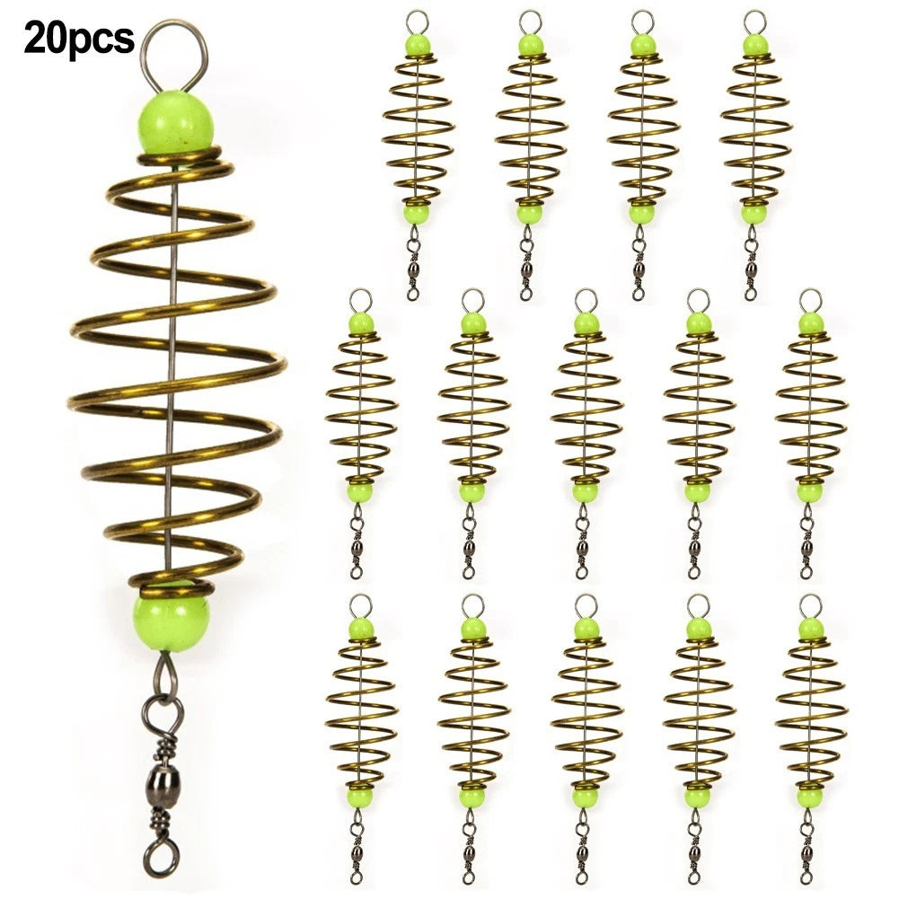 20 Pcs Bait Cage Holder for Fishing Terminal Tackle