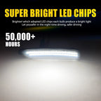 2X Front Rear Side Marker Lights for Ford Mustang GT (2024–2025) Smoke White