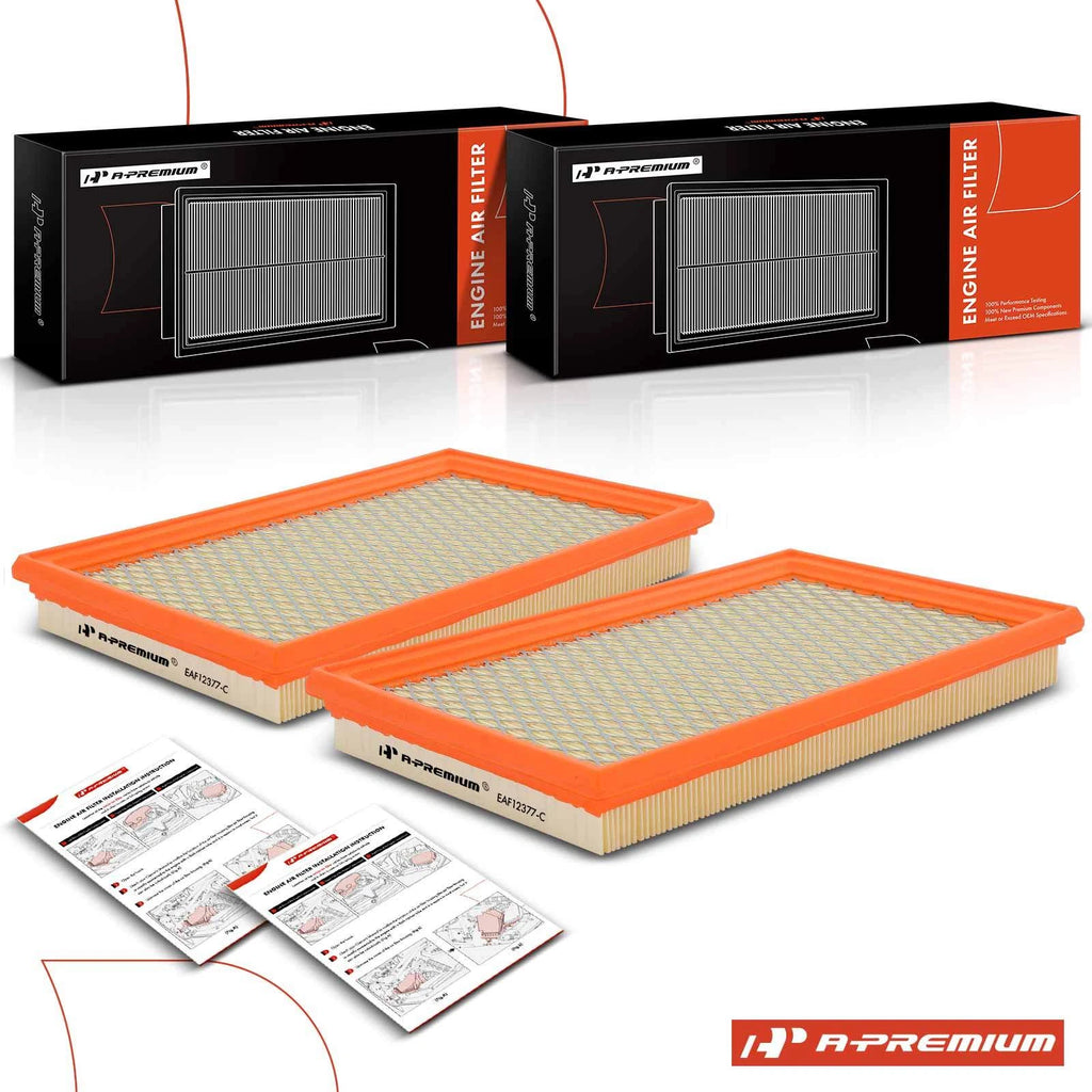 2X Engine Air Filter for Nissan Altima (1993–2018) & Sentra (1991–2006)