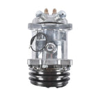 A/C Compressor for Sanden 508 Style V-Belt (12V, Chrome)