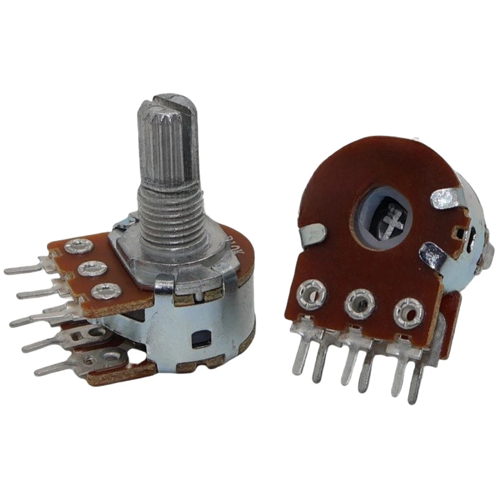 3 Pin 6 Pin Carbon Film Potentiometer B10K B50K B100K for Audio Control