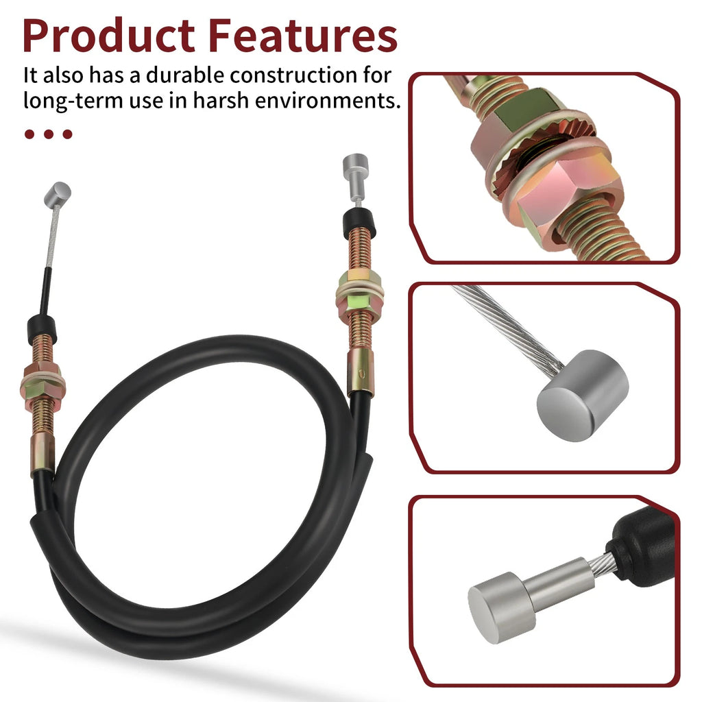 Rear Brake Cable #0487-006 for Arctic Cat ATV 375 400 500 Bearcat 1998–2005