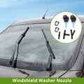 Set of 1 Windshield Washer Nozzle w/ Hose Connector for Jeep (No.4805742AC)