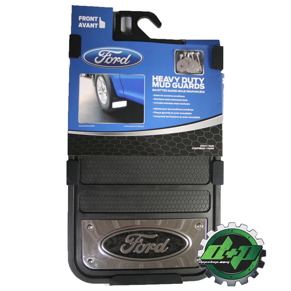 Front Heavy Duty Mud Flaps for Ford Trucks (12x23) Powerstroke