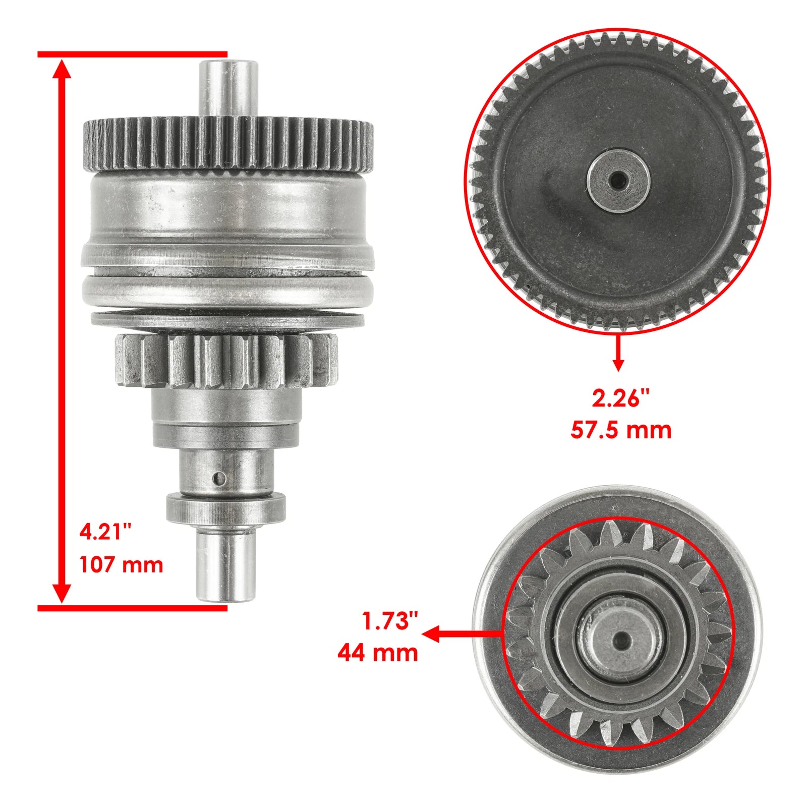Starter Drive Bendix for Arctic Cat Jetski 640-770