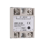 SSR10DA Solid State Relay 10A for DC 332V to 24380V AC Control