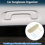 Sunglasses Case for Audi Q2 (2018–2020) Eyeglasses Holder Storage Box Beige