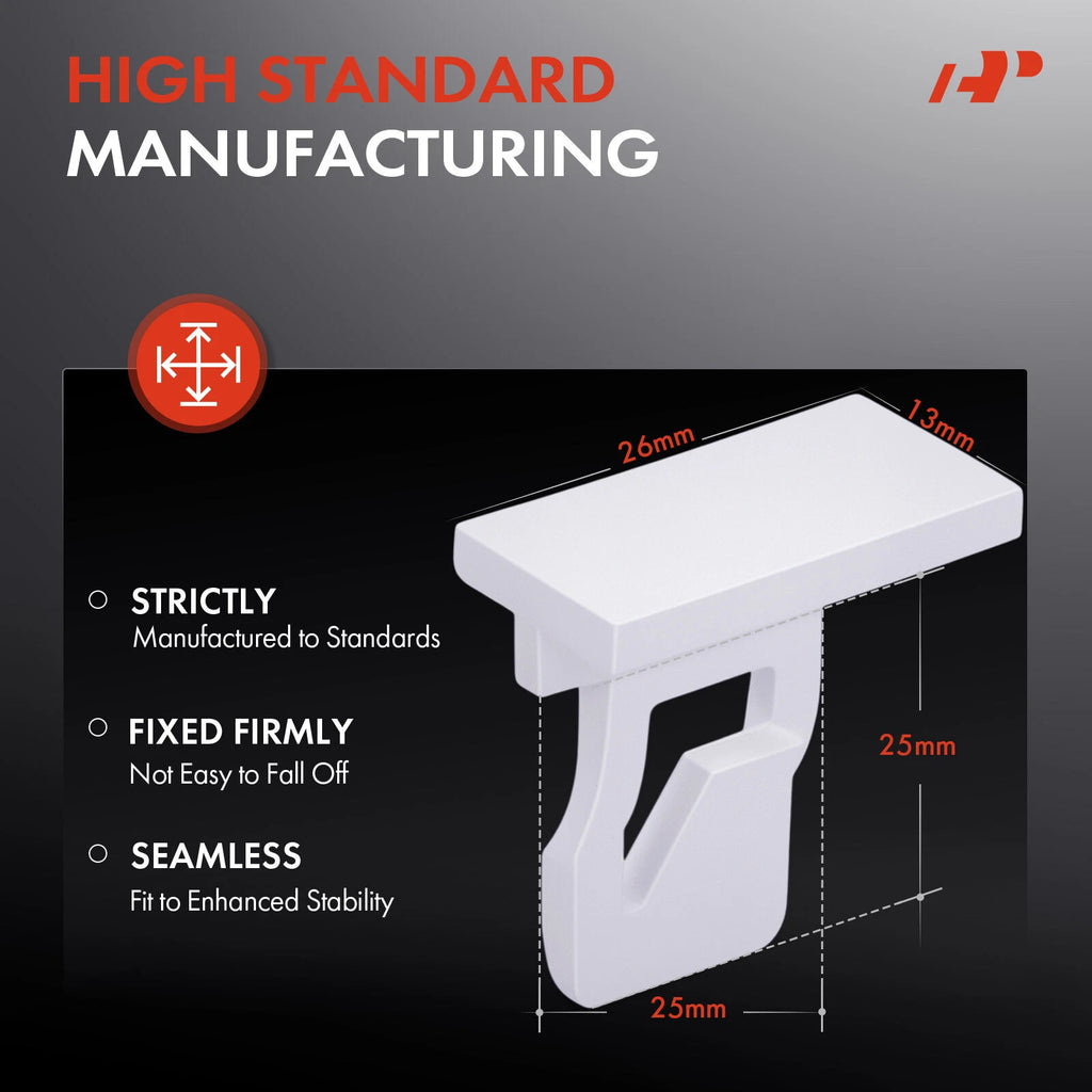 25mm Nylon White Front & Rear Bumper Retainer Clip for Toyota (2010–2020)