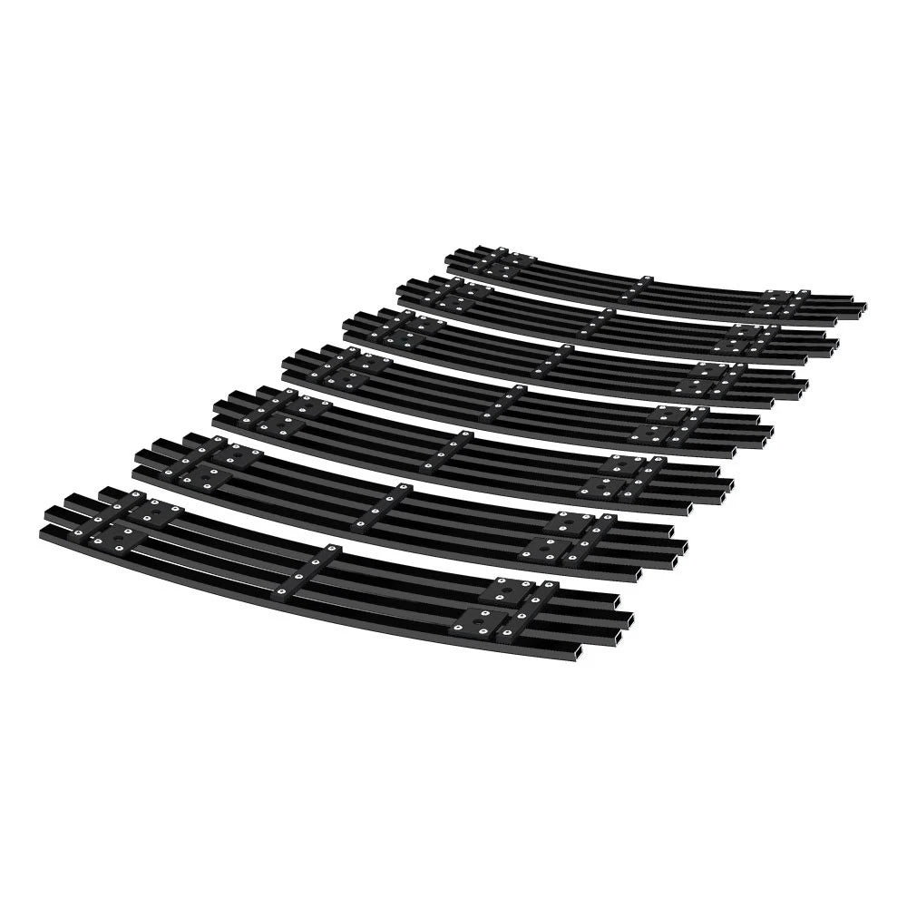 Upper Stainless Black Billet Grille Insert for Jeep Wrangler JK (2007-2018)