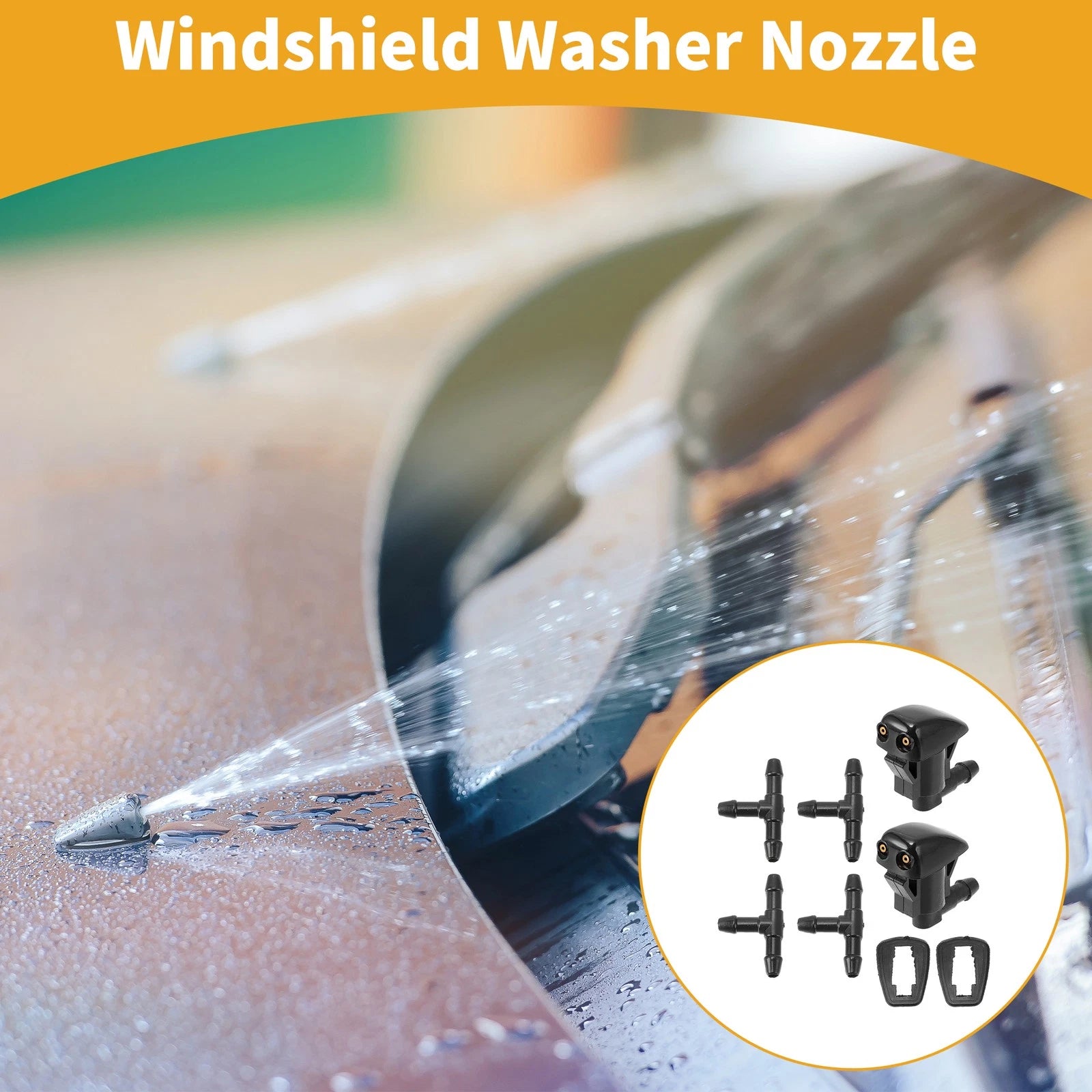 Windshield Washer Nozzle Kit for Toyota Tacoma (2005–2015) No. 8538144010
