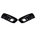1 Pair ABS Front Bumper Fog Light Grille Cover Trim for Audi Q5 (2013–2017)