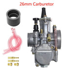 26mm Carburetor with Power Jet for PWK26 (90–125cc) ATV 2/4 Stroke