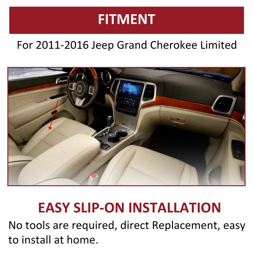 Driver Bottom Seat Cover for Jeep Grand Cherokee (2011–2016)