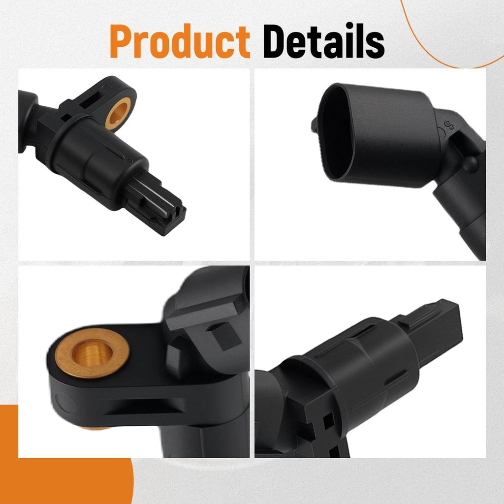 Set of 4 ABS Wheel Speed Sensors for Volkswagen Beetle Golf Jetta Audi TT (2000–2019)