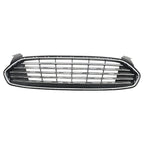 Fog Light Set for Ford Fusion (2013-2016) Black Front Bumper Cover & Grille