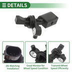 ABS Wheel Speed Sensor No.2H0927807A for Audi A3 (1998–2001)