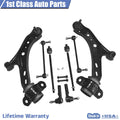 Front Suspension Lower Control Arms & Tie Rods for Ford Mustang (2005–2010)