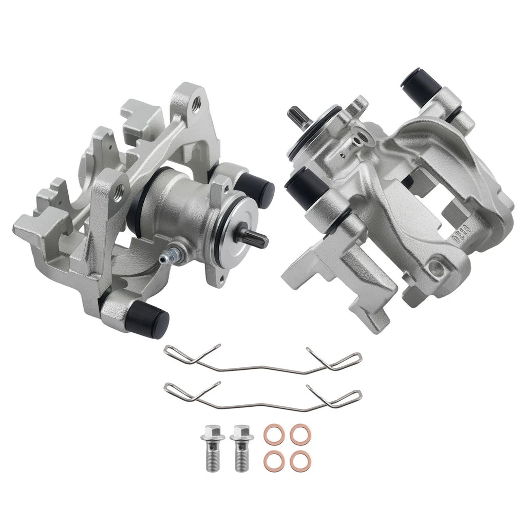 Set of 2 Rear Disc Brake Calipers for Ford Escape (2017–2019) / Fusion (2013–2020)