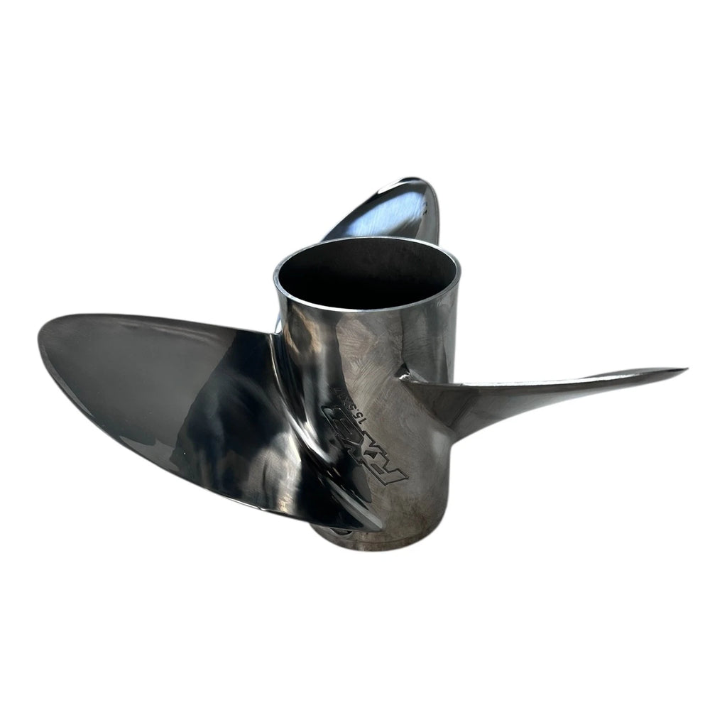 3X 15 1/2 x 17 RX3 Stainless Steel Propeller for Evinrude Johnson (LH)