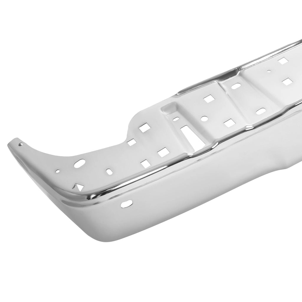 Steel Chrome Rear Step Bumper for Toyota Tundra (2007–2014) with Sensor Holes