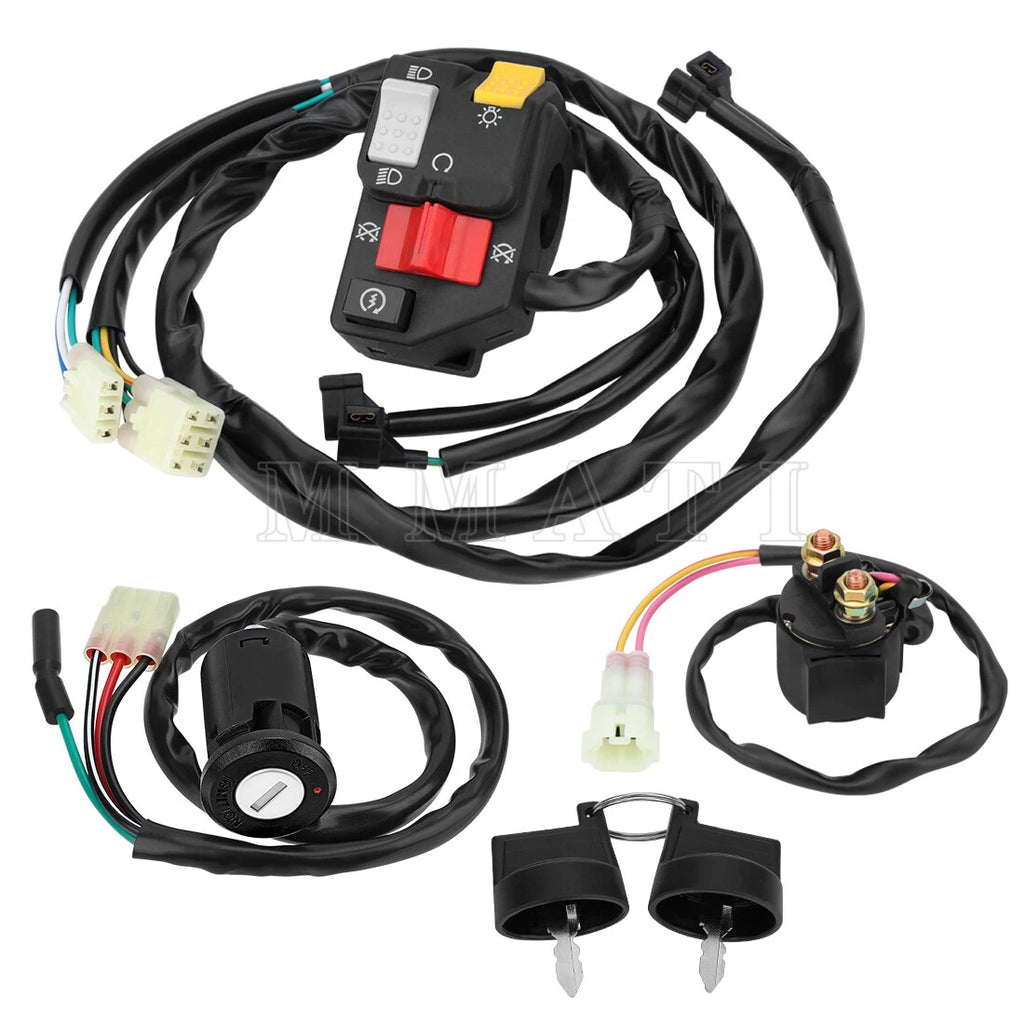 Handlebar Ignition Key Switch w/Relay for Honda TRX250TM Recon 250 (2007–2020)
