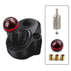 6 Speed Carbon Fiber Shift Knob + Adapter for Logitech G27 G29 G920 G923