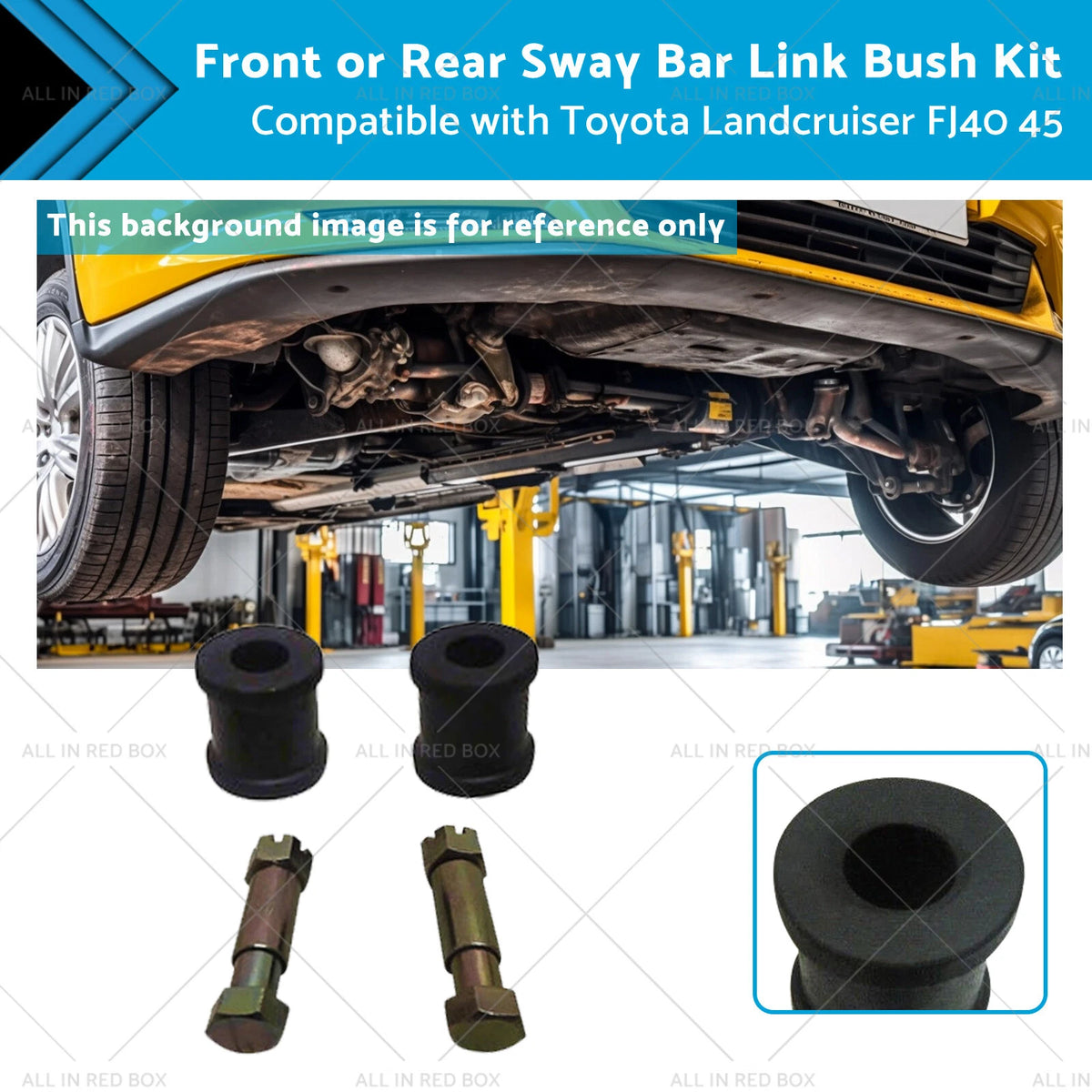 2X Sway Bar Link Bush for Toyota Landcruiser FJ40 (1975–1984)