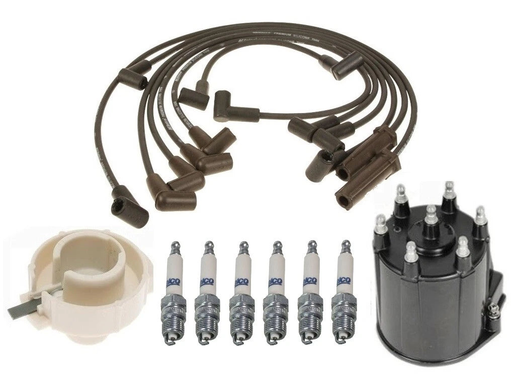 ACDelco Ignition Kit for Chevy G30 (1996–1999) - Rotor, Cap, Wires, Spark Plugs