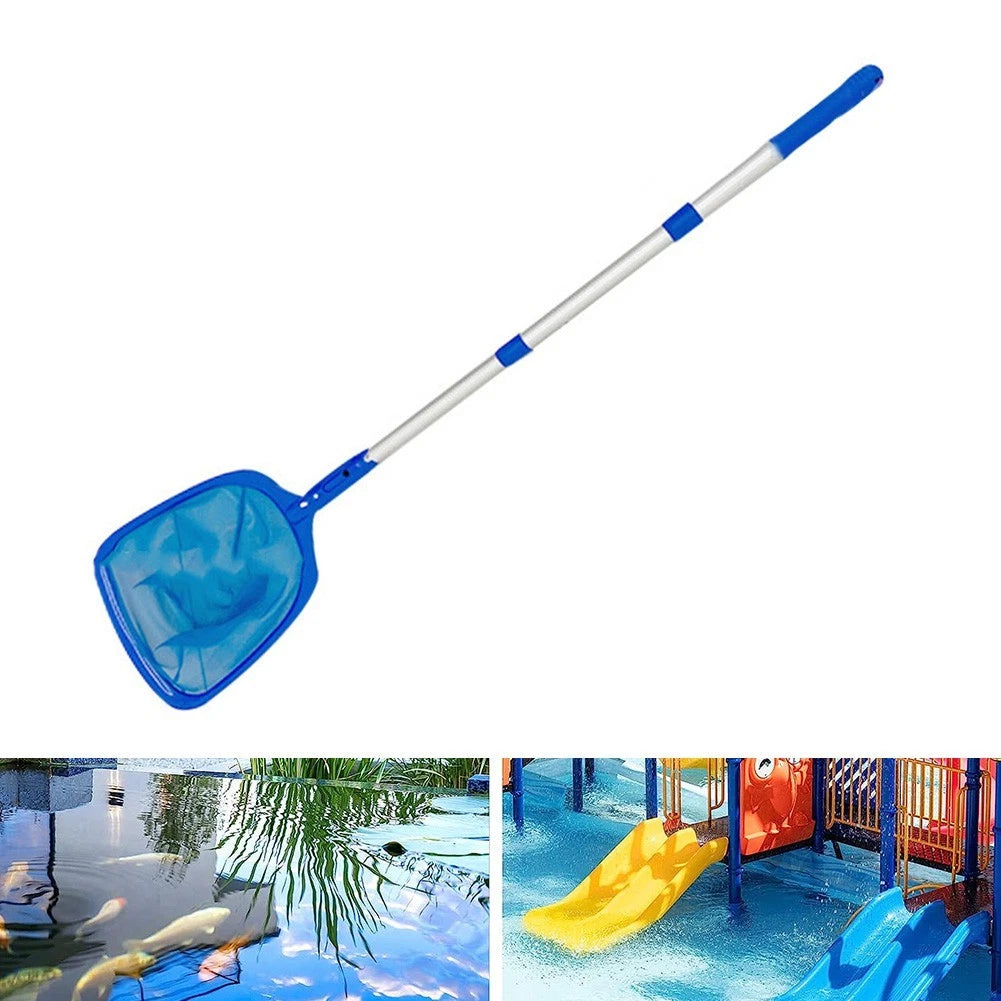 Pool Skimmer Net with Telescopic Rod for Cleaning Debris
