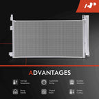A/C Condenser With Receiver Drier and Bracket for Toyota Sienna Highlander (2007–2010)