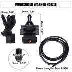 Set of 2 Windshield Washer Nozzles No. 85381-12300 for Toyota 4Runner 