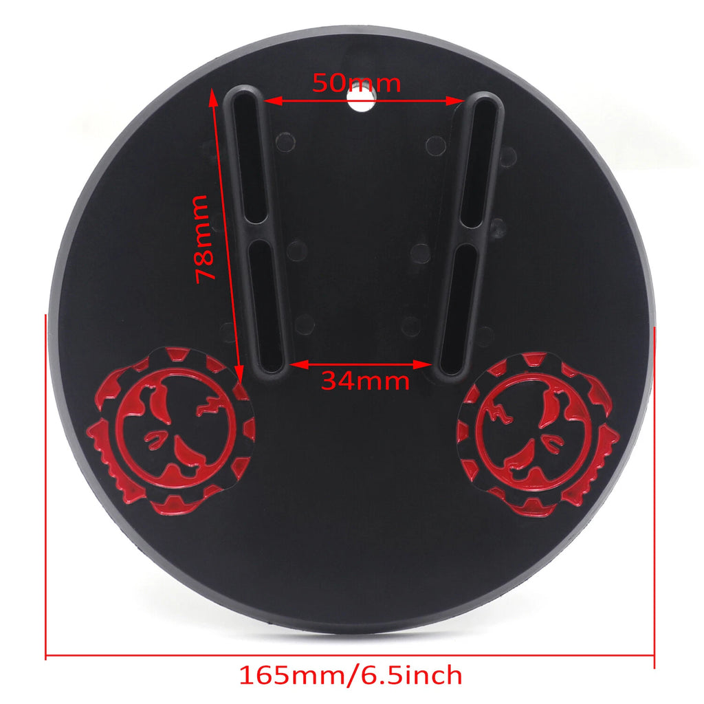Kickstand Coaster Pad for Touring Cruiser Sport Dirt Motorcycles
