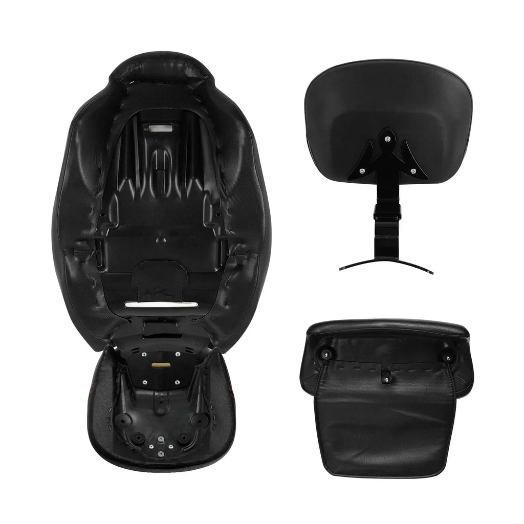 Seats Backrest for Harley Road Street Glide (2014-2023) Black