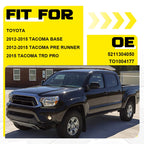 Front Left Bumper End for Toyota Tacoma (2012-2015) Textured Plastic