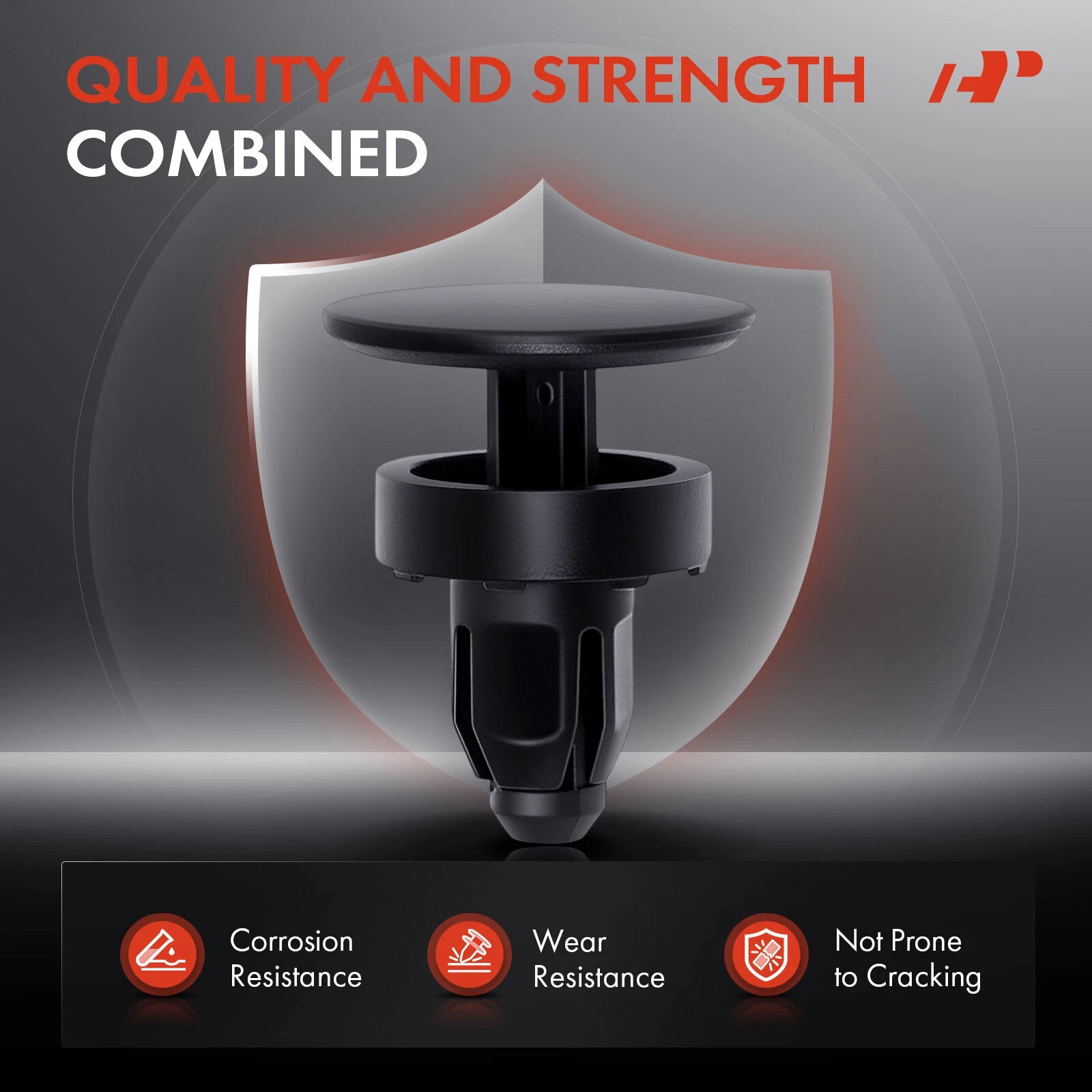 20Pcs 8mm Nylon Cowl Panel Retainer Clip for Honda CR-V (1997–2001)
