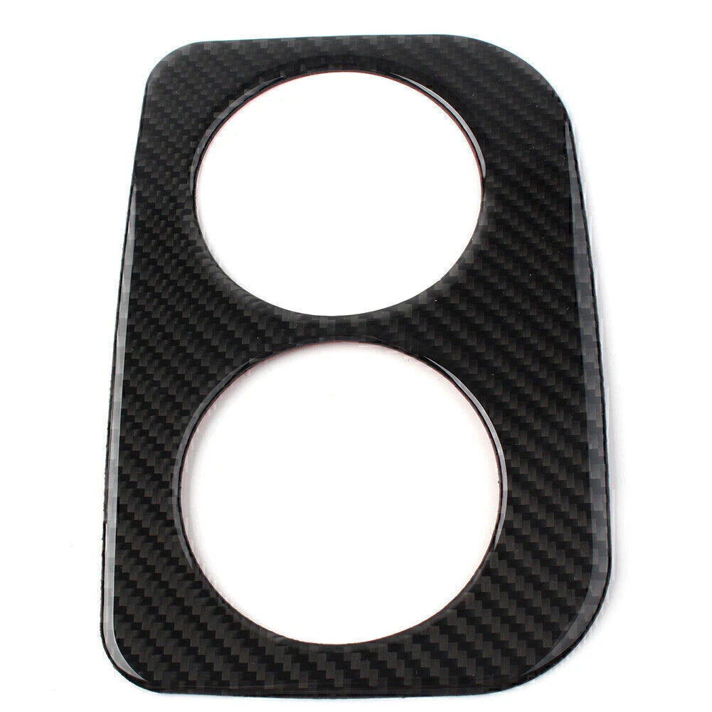 Carbon Fiber Rear Water Cup Panel Cover Trim for Subaru Forester (2013–2018)