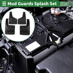 Mud Flaps Splash Guards for Chevrolet Silverado (1999–2006) W/ Mounts