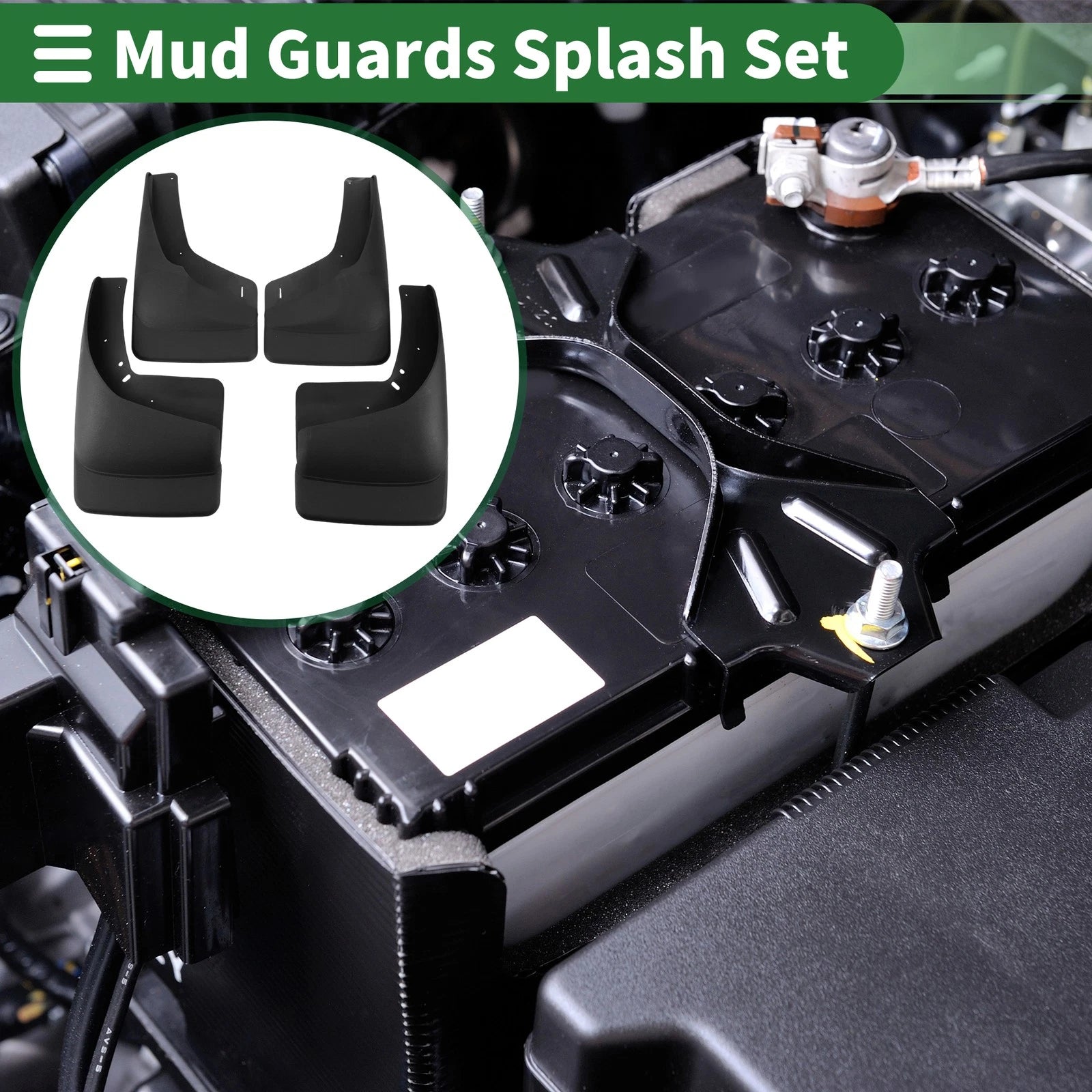 Mud Flaps Splash Guards for Chevrolet Silverado (1999–2006) W/ Mounts