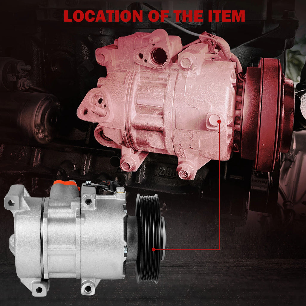 A/C Compressor with Clutch for Hyundai Tucson (2016-2017)