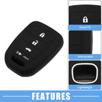 2X Smart Key Fob Cover Protector for Honda Civic Accord CR-V HR-V (2016–2023)