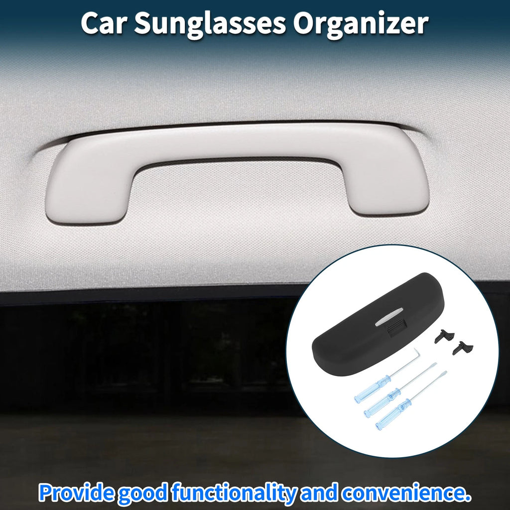 Sunglasses Case for Audi Q3 (2013–2021) Eyeglasses Holder Storage Box Black