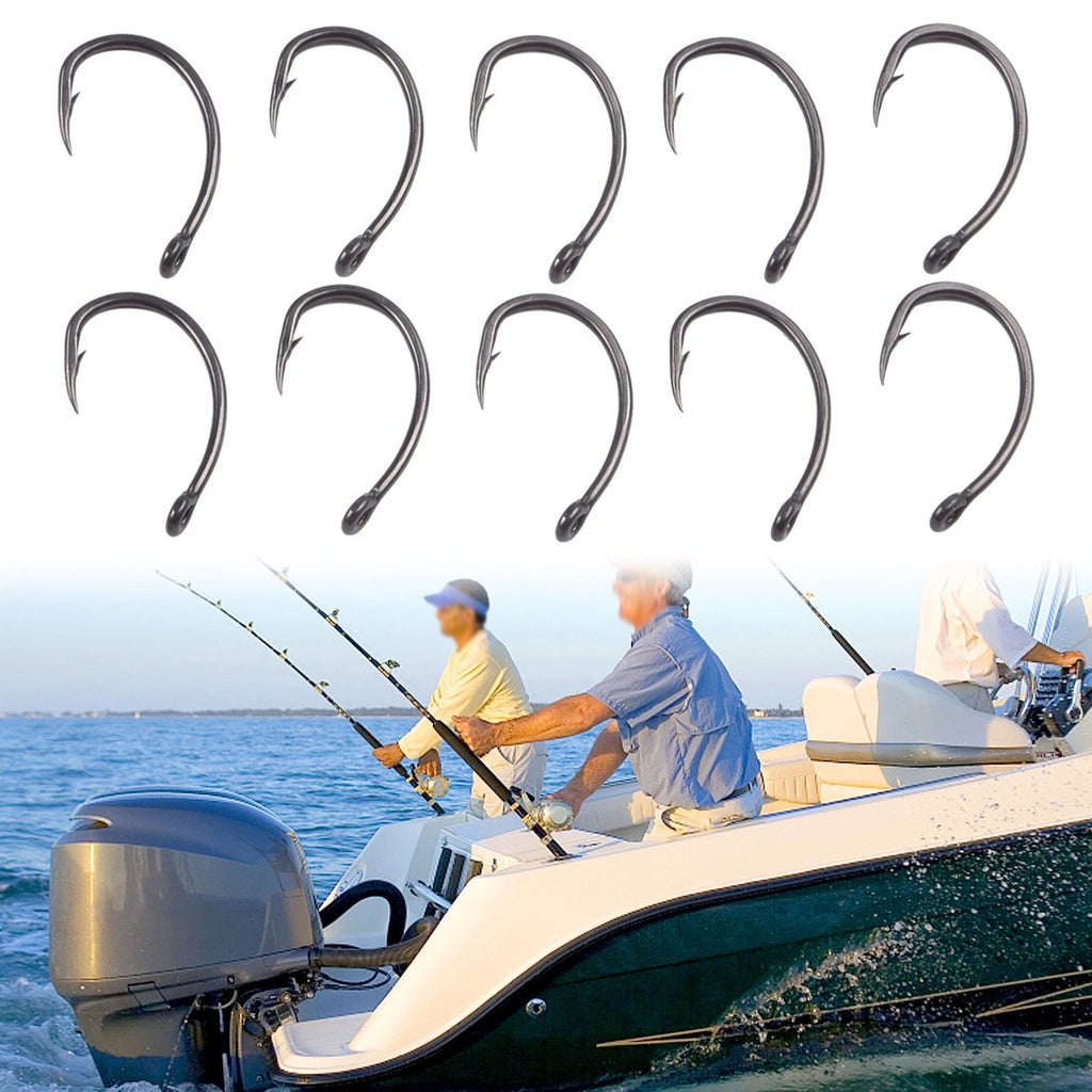 50pcs Curve Shank Hair Rigs for Carp Fishing