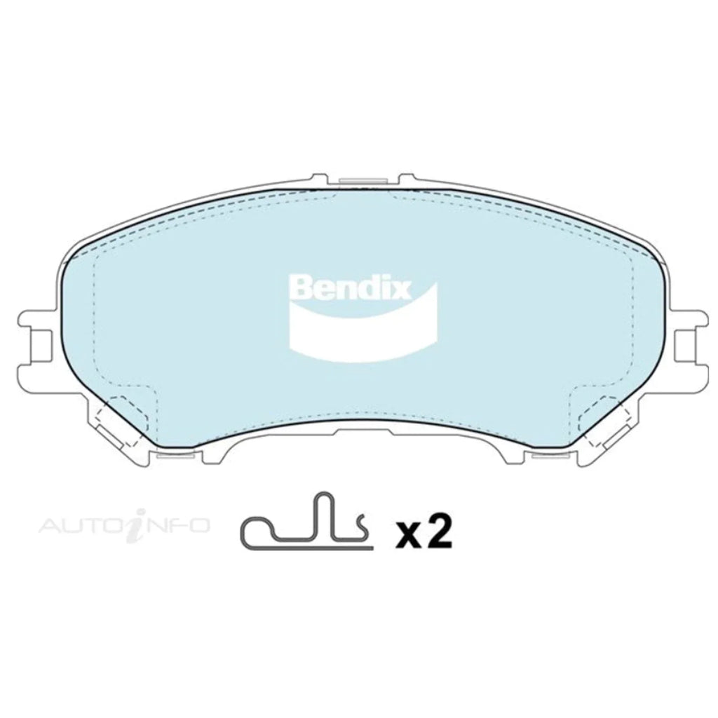 Brake Pads Set 4WD for Nissan X-Trail Wagon (2013-2022)