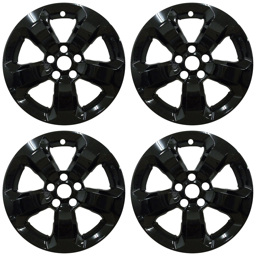 17" Gloss Black Wheel Skins for 2017-2021 Jeep Compass - UQSK0560