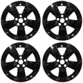 17" Gloss Black Wheel Skins for 2017-2021 Jeep Compass - UQSK0560