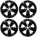 17" Gloss Black Wheel Skins for 2017-2021 Jeep Compass - UQSK0560