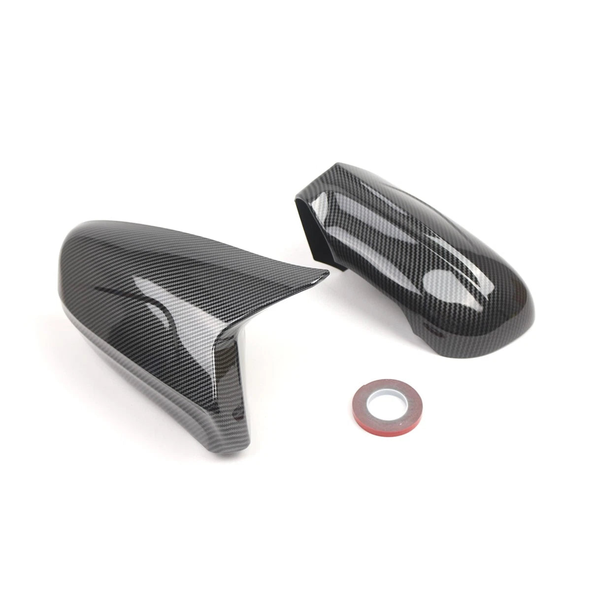 Pair Carbon Look Side Mirror Cover Caps for Lexus IS250/IS350 (2006–2012)