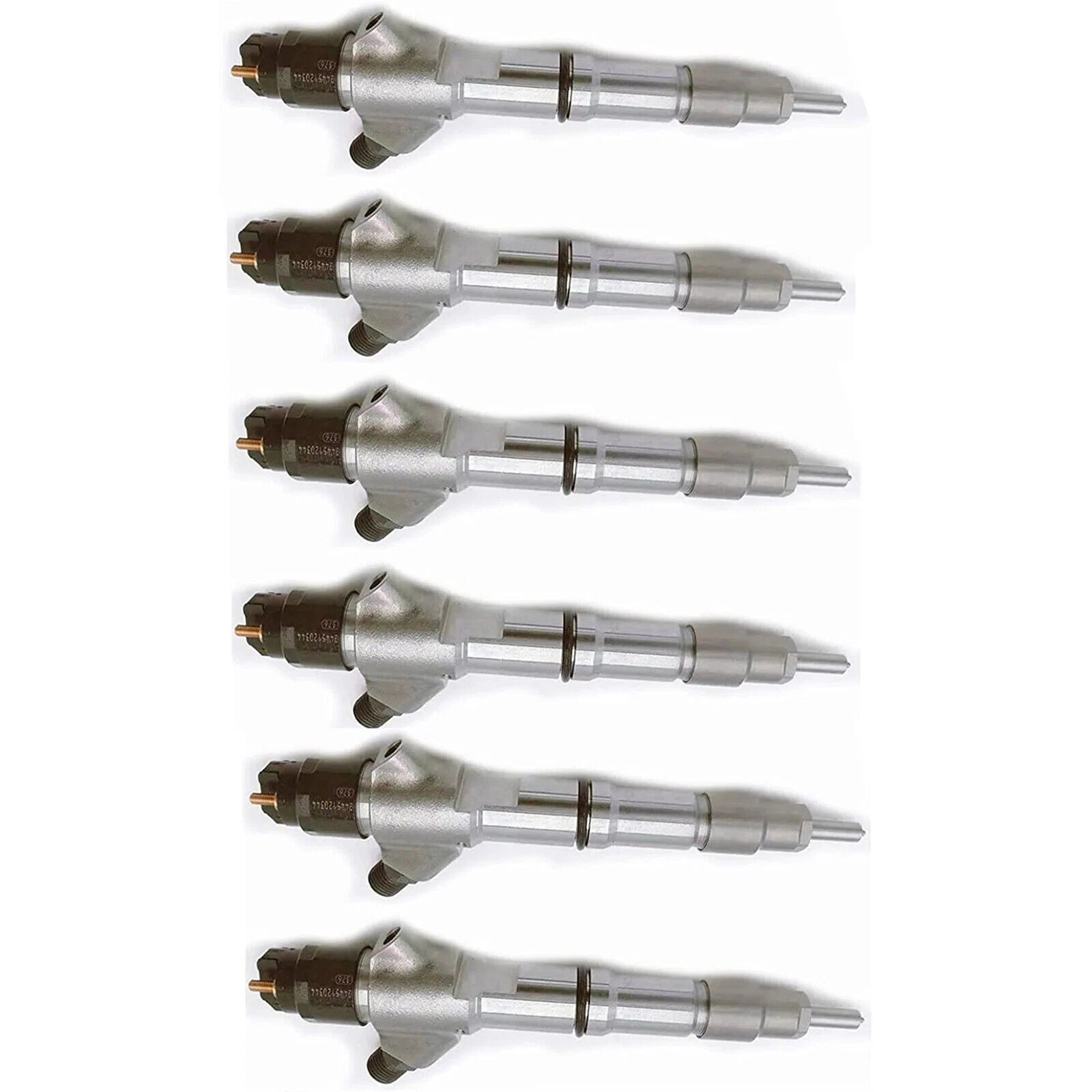 6X Fuel Injector 0445120344 for Bosch Weichai 612640080022 (N/A)