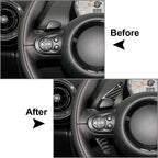 Carbon Fiber Steering Wheel Shift Paddles for Mini R55 R56 R57 R58 R59 R60 (2007-2015)